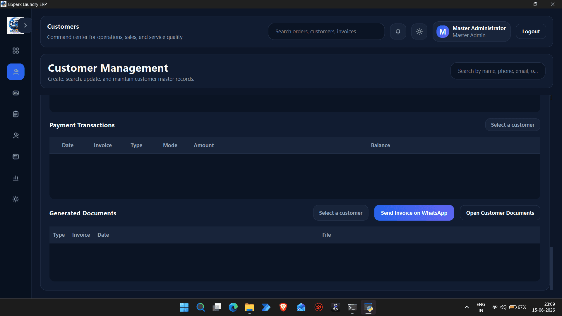 Invoice Service Platform – Sales Tracking