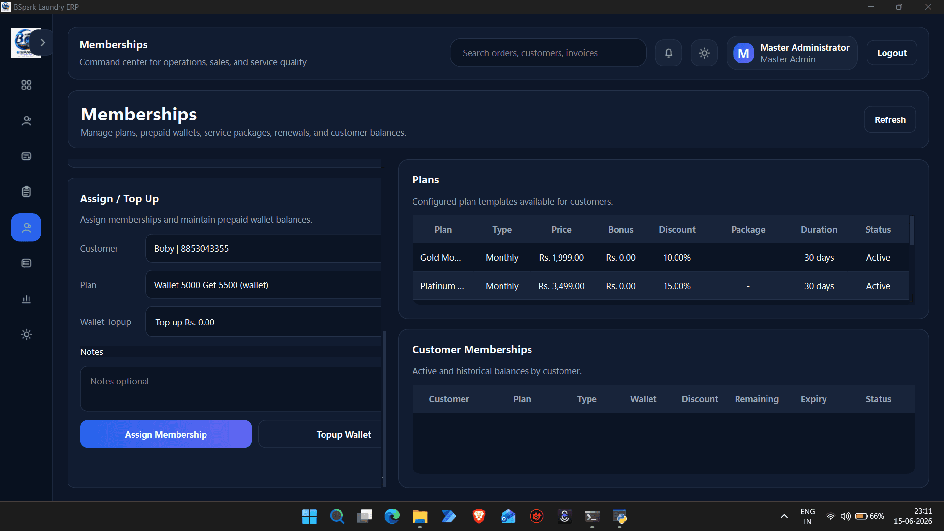 Invoice Service Platform – Staff Management